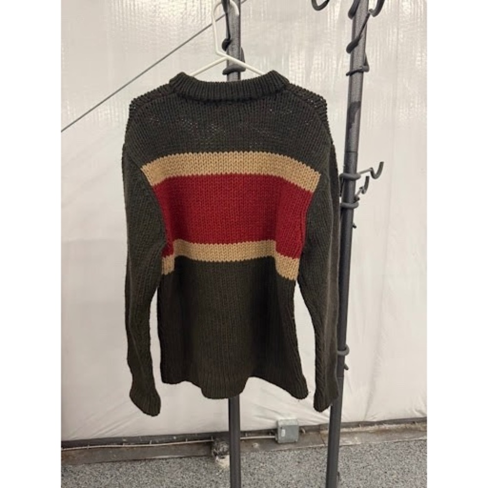 Vintage 90s American Eagle Outfitters Sweater Large Chunky Knit Lambswool Stripe
